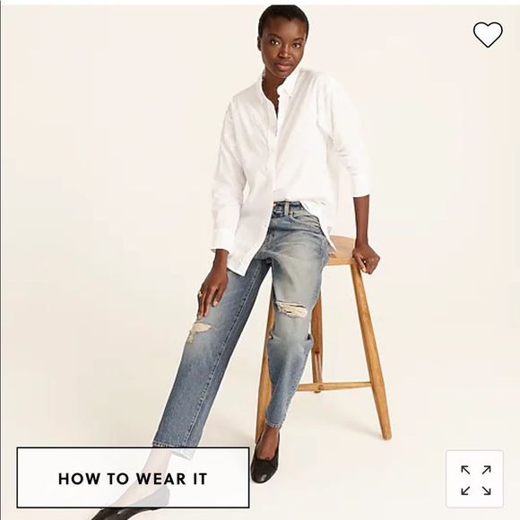 J. Crew Relaxed-fit washed cotton poplin shirt - Picture 3 of 4